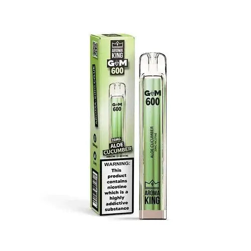 Aroma King Gem 600 Disposable Vape Pod Device - Pack of 10