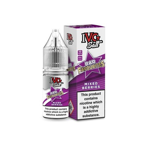 IVG Salt Bar Favourite 10ml E Liquids Nic Salts- Pack Of 10